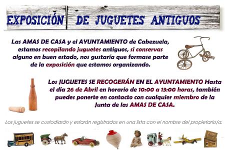 Imagen EXPOSICIÓN DE JUGUETES ANTIGUOS